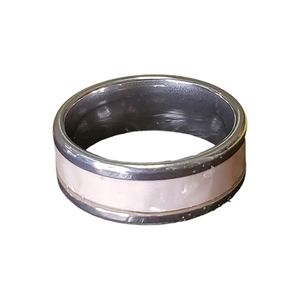 Enamal Stainless Steel Ring #41 size 9